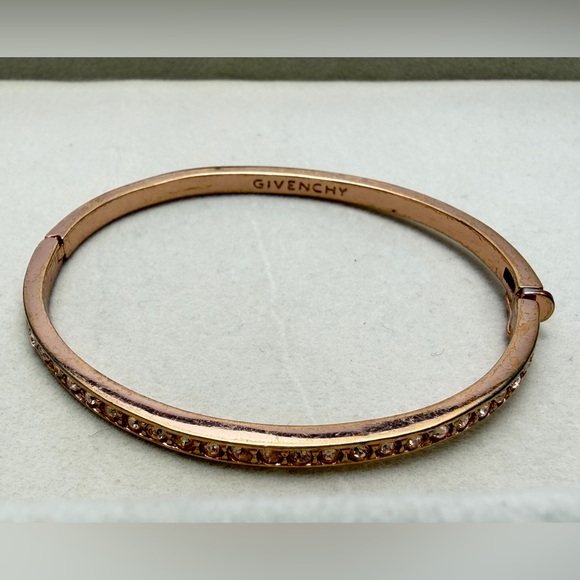 Givenchy Jewelry - Givenchy Pink Gold Bracelet with Crystal Accents